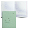Тетрадь 12 л. зелёная обложка «Архбум», офсет, косая линия с полями