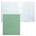 Тетрадь 12 л. зелёная обложка «Архбум», офсет, линия с полями