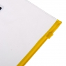 Папка конверт на молнии USIGN (5 размеров,Желтый)