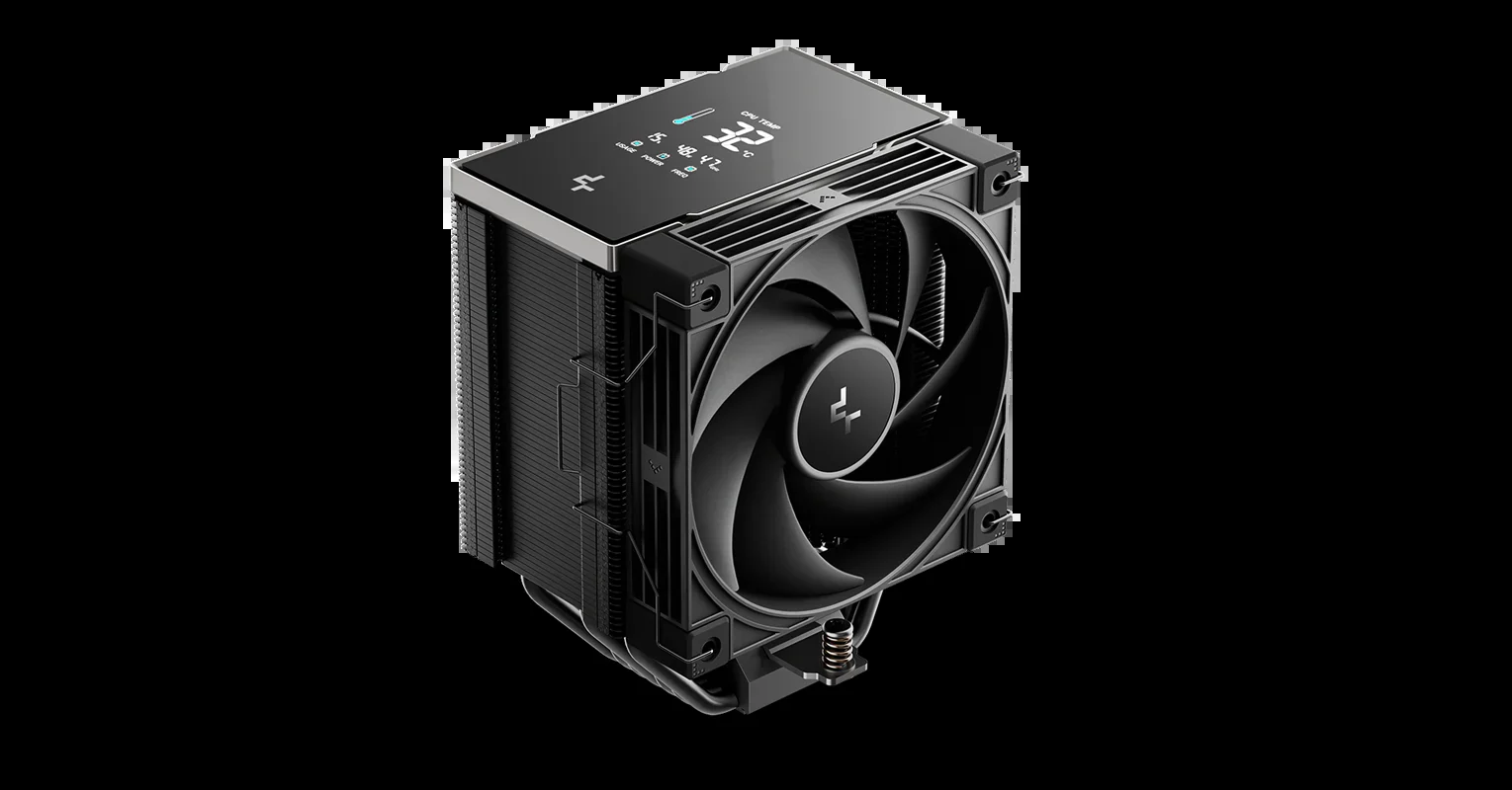 CPU cooler DEEPCOOL AK700 DIG. NYX LGA1851/1700/1200/115*/AMD 120mm BLACK PWM FDB fan,2700pm,7HP