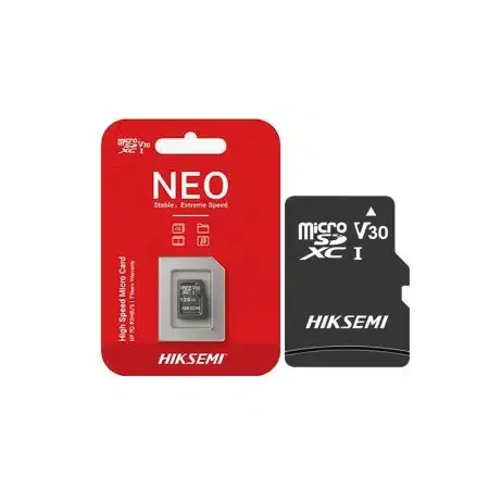 micro SDHC Card HIKVISION HIKSEMI 64GB HS-TF-C1 NEO Class 10/UHS-I/V30, R/S 92Mb/s, W/S 30Mb/s