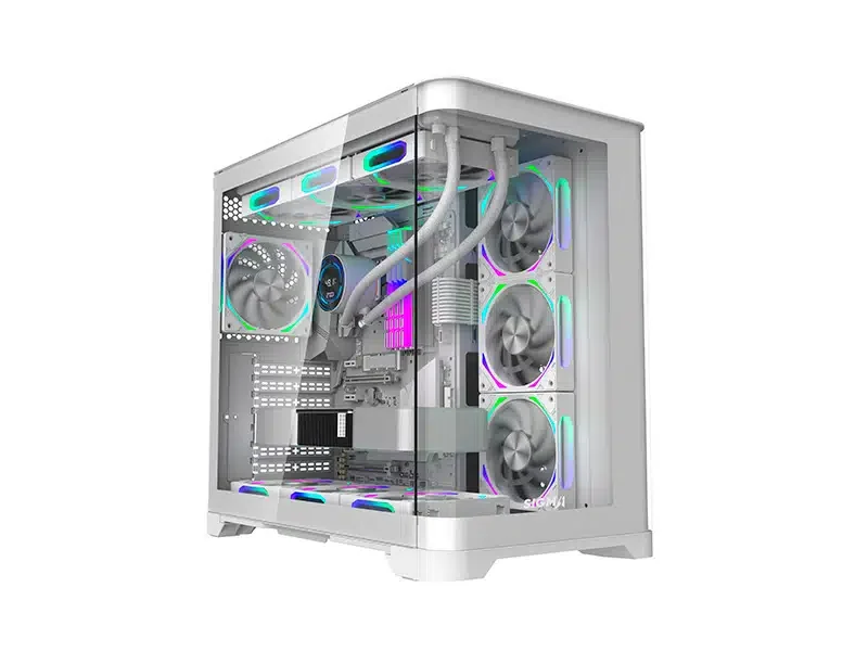 Корпус SIGMA SX-420B White (ATX, 1xUSB 3.0, 2xUSB 2.0, Audio, 3x2.5" SSD, 1x3.5" HDD, 453×280×430mm) БЕЗ ВЕНТИЛЯТОРОВ В КОМПЛЕКТЕ