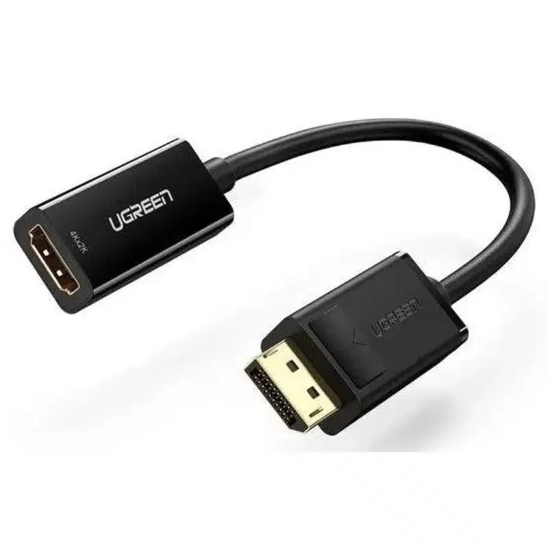 Конвертер сигнала UGREEN MM137 DisplayPort to HDMI Female Converter 1080P 40362