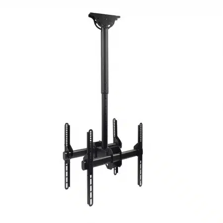 Кронштейн для 2-х мониторов Arm media LCD-1850 (потолочный/ наклонно-поворотный/ 26"-65"/ наклон+5-20°/ поворот180°/ 2x45кг/ black)