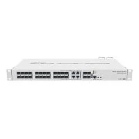 Коммутатор MikroTik CRS328-4C-20S-4S+RM 16MB FLASH, 4xCombo (GbE/SFP), 20xSFP, 4xSFP+, RouterOS v5/SwitchOS