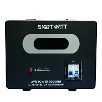 Напольный стабилизатор напряжения SMARTWATT AVR TOWER 10000RF диапазон работы 140-260V, выход-клеммы, LED-дисплей