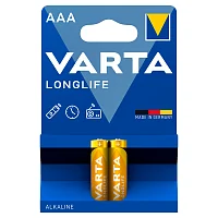 Батарейка Varta AAA Micro Longlife Extra SPO LR03 1.5V щелочная (алкалиновая) (4шт блистер)
