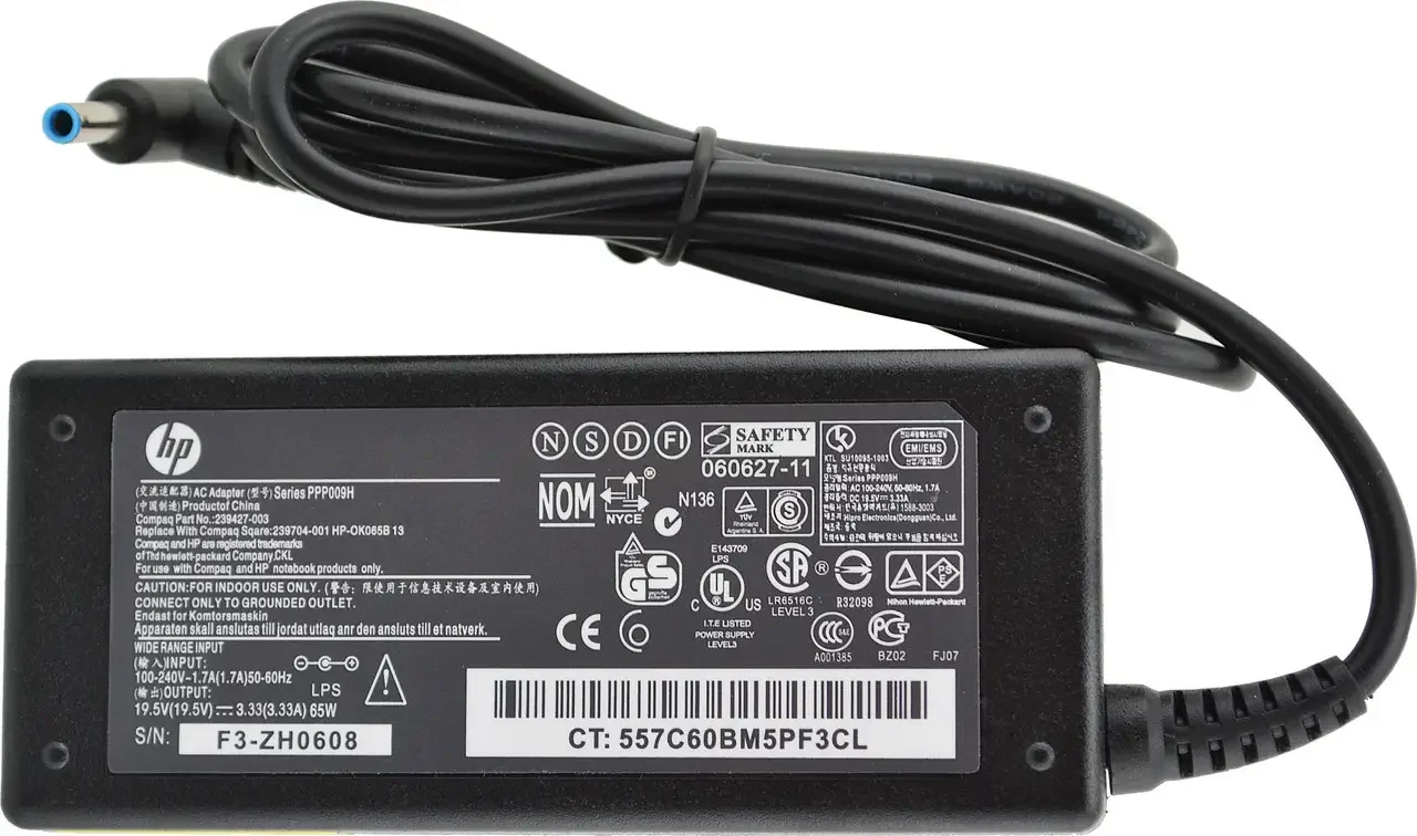 Блок питания импульсный DC 19,5V 4,62A для HP 4.5*3 mm