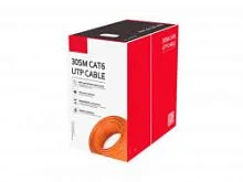 Кабель CCA UTP CAT5E внутренний Dahua DH-PFM922I-5EUN-C-100 (100м в бухте/ 0.5mm 24AWG/ оранжевый)
