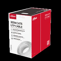 Кабель UTP внутренний CAT6 DAHUA DH-PFM920I-6UN-C (305m,4х2х0.53 OFC, PVC, CE CPR Eca) белый