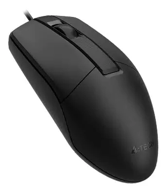 A4TECH OP-330 OPTICAL MOUSE 1200DPI USB BLACK