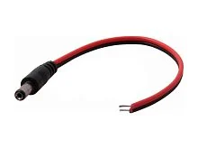 Разъем питания штекер 2,1*5,5*10 mm с проводом 20см REXANT 14-0313