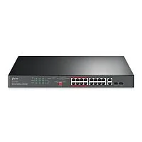 Коммутатор сетевой PoE TP-LINK TL-SL1218MP (2xCombo 1Gb/s, 16xPoE 100Mb/s, 7.2Gb/s) 250W