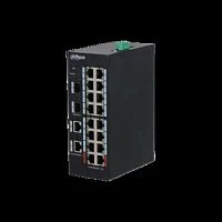 Коммутатор POE Dahua DH-HS3220-16GT-190 (16 x 1 Gigabit/ 2 Uplink x 1 Gigabit/ 2 SFP x 1 Gigabit/ / POE 250m/ Hi-PoE/ 190W)