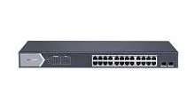 Коммутатор сетевой PoE HIKVISION DS-3E0526P-E/M (2xSFP 1Gb/s, 24xPoE 1Gb/s, 52Gb/s) 225W