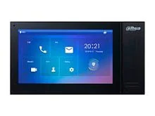 Монитор IP видеодомофона Dahua DHI-VTH2421FB-P (7"сенсорный LCD/ built-in Mic&Speaker/ LAN/ встр.память-8Гб/ DC 12V/PoE/ чёрный)