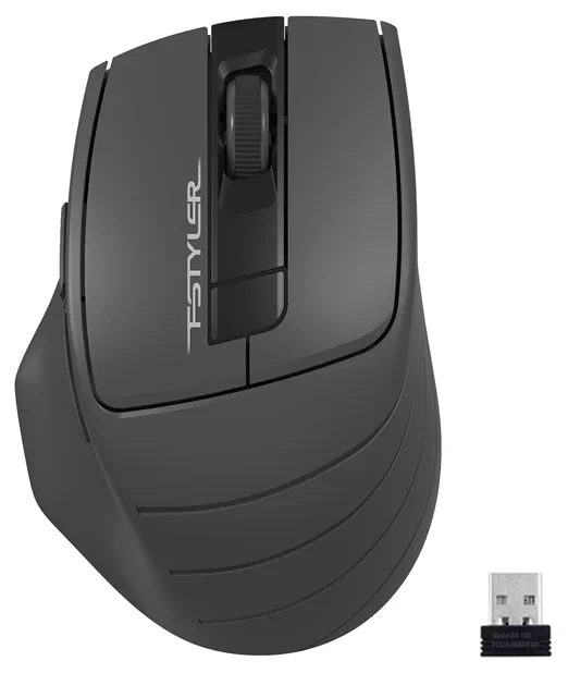 A4TECH FSTYLER FG35C+ OPTICAL MOUSE WIRELESS RECHARGEABLE 2000DPI BLACK
