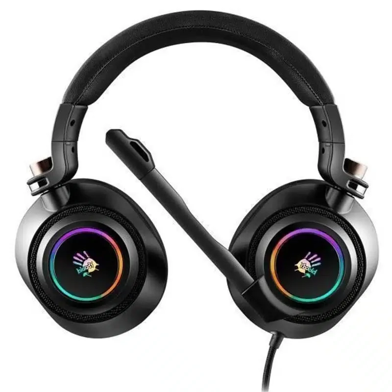 Наушники с микрофоном A4Tech BLOODY G585 7-COLOR LED Gaming 7.1 USB Black