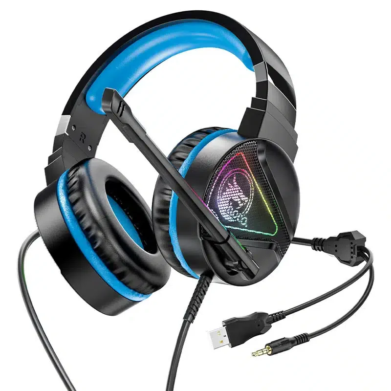 Наушники Hoco W104 game black/blue