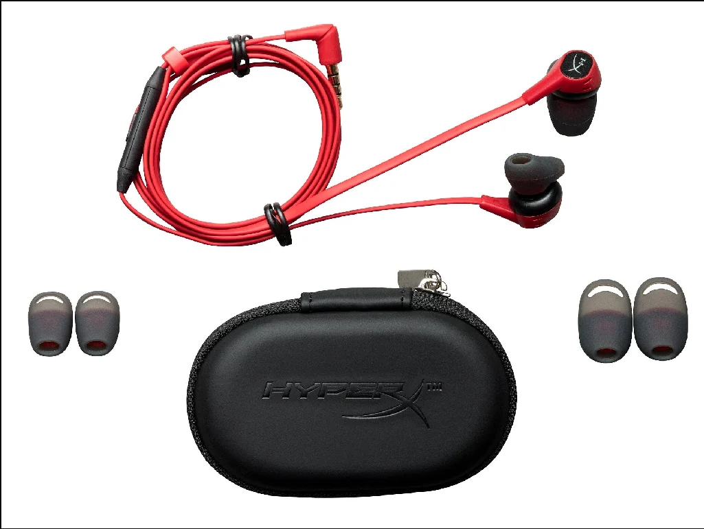 Наушники с микрофоном HYPERX 4P5J5AA (HX-HSCEB-RD) Cloud Earbuds jack 3.5 mm BLACK/RED