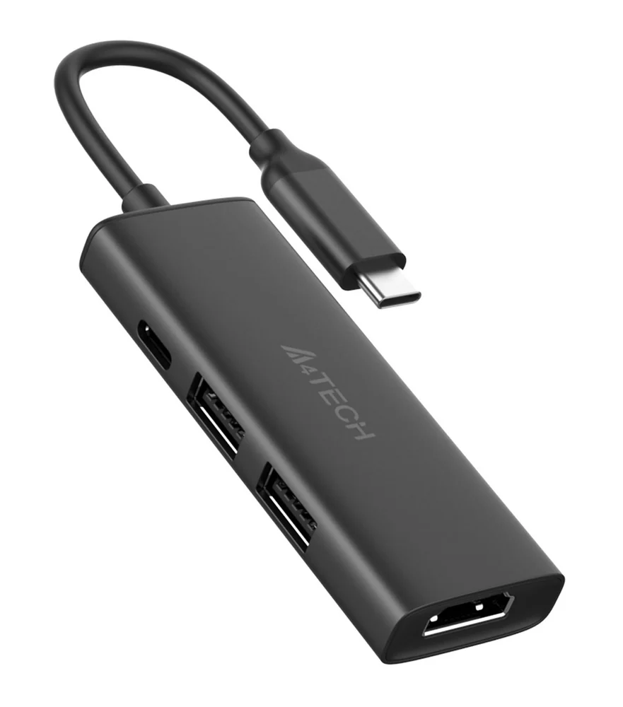 A4TECH DST-40C 4-IN-1 DOCK USB-C (USB-C Power, USB3.0, USB2.0, 4K HDMI@30Hz)
