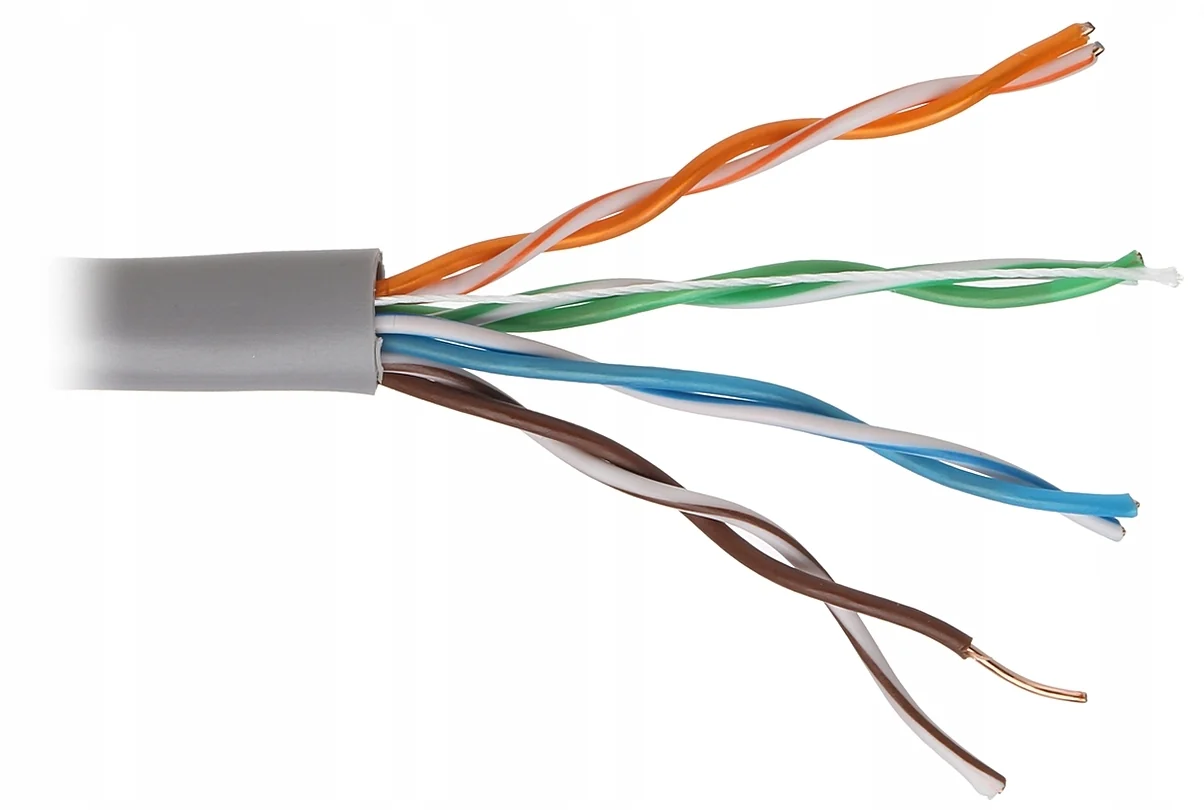 RJ- 45 Cable( Twisted Pair)(UTP-5e) HONGAN HSYV 0.5mm 100% медный