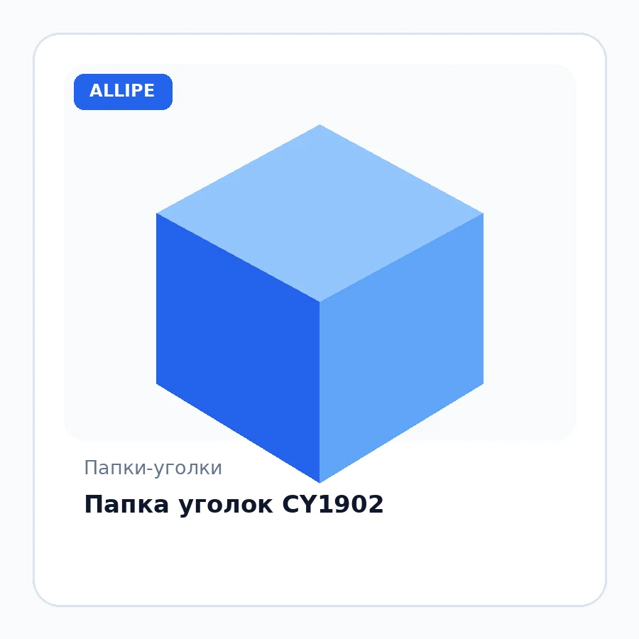 Папка уголок CY1902