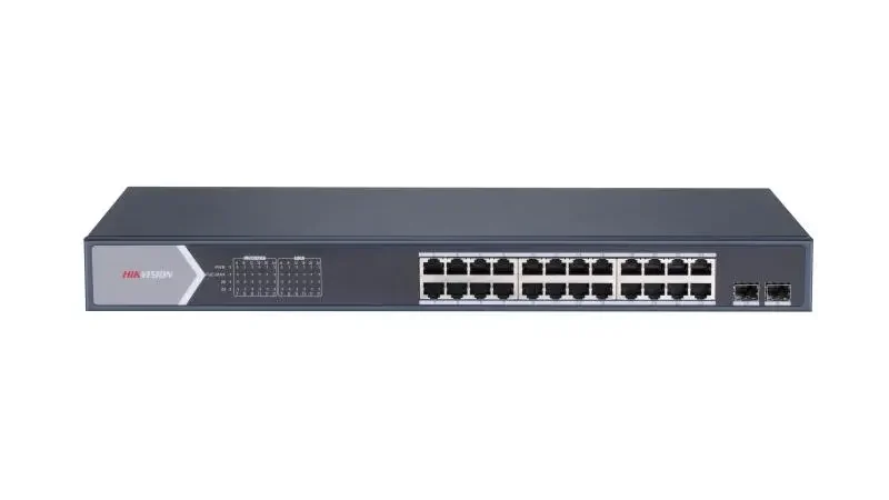HUB Switch HIKVISION DS-3E0526P-E/M 24x1000Mbps PoE,2x1000 SFP,PoE budget:225W Metal
