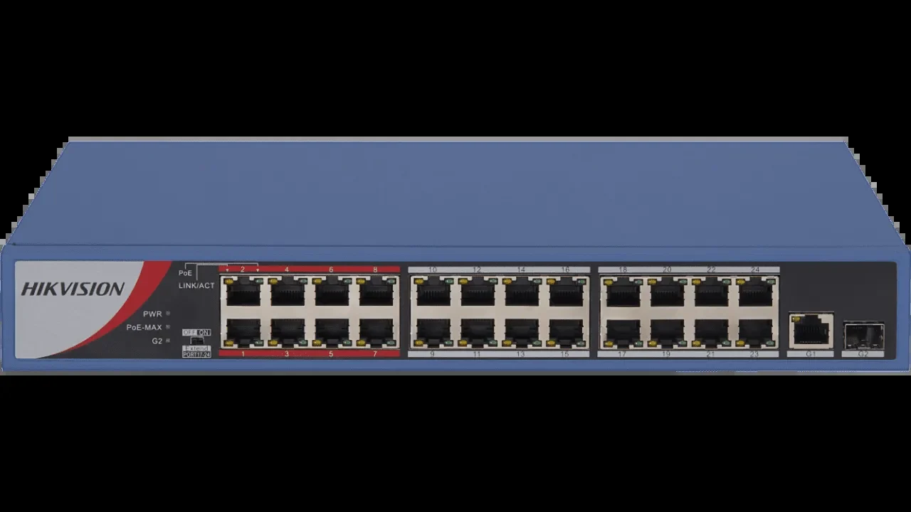 HUB Switch HIWATCH DS-S0326-P 26-port 10/100Mbps 24-port PoE 230W