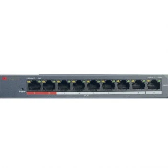 HUB Switch HIWATCH DS-S908P(B) 9-port 10/100Mbps 8-port PoE 60W Metal