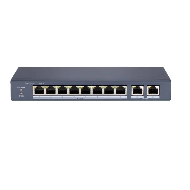 HUB Switch Tenda S110PC 8-port PoE 10/100Mbps + 2-port 10/100Mbps PoE budget:80W