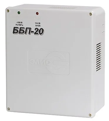 ББП-20 П блок бесперебойного питания 220V/13.6V 2A для АКБ 7А*ч
