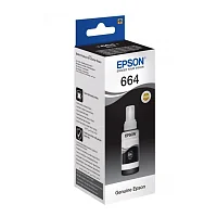 Краска Epson (C13T66414A/C13T664198) Black 70ml Cartridge for ink printer L100/110/200/210/300/355