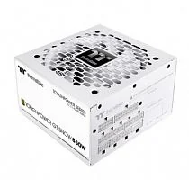 Блок питания 850W Thermaltake Toughpower GT 850W Snow Gold ATX 3.1,Gold,APFC,20+4pin,2x4+4pin,6xSata,4xMolex,4xPCI-E 6+2pin,1x12VHPWR,Modular,Вентилятор 12см,150х86х140мм,Белый [ PS-TPT-0850FNFAGE-W]