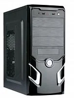 Корпус Aeromax WSC-3011 Black with USB, Audio Panel, ATX/Micro ATX, 0.4mm, USBx2.0 , HD-Audio, 1x5.25"/2x3.5",VGA 310mm, CPU высота 155mm,400x170x385mm,Без Б/П