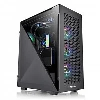 Корпус Thermaltake Divider 500 TG Air/Black CA-1T4-00M1WN-02, 3mm Tempered Glass x 2, ATX/Micro ATX/Mini ITX USB2x3.0+1xTypeC, HD-Audio, Высота CPU куллера до 170мм, VGA до 390мм, 530x230x466мм, Без Б/П, Черный