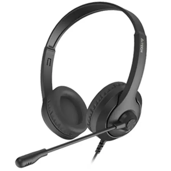 Наушники с микрофоном A4Tech FH100U, Stone Black, 20-20000Ghz, 100dB, 32 Ohm, USB, 2m