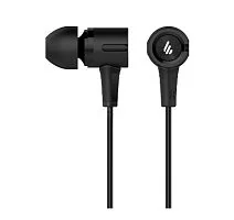 Наушники с микрофоном Edifier P205 вакуумные, 20-20000 Гц, 92дБ, mini jack 3.5 mm, Длина кабеля 1.2м, Черный