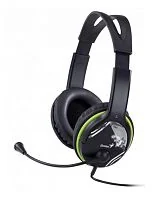 Наушники с микрофоном Genius HS-400A 2xJack, 20Hz-20kHz, 113dB/-54dB, Зеленые