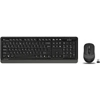 Беспроводная клавиатура + мышь A4Tech Fstyler FG1010 (FG10+FGK10), мембранная, 104btns, 2000dpi, 4btns, USB, серый