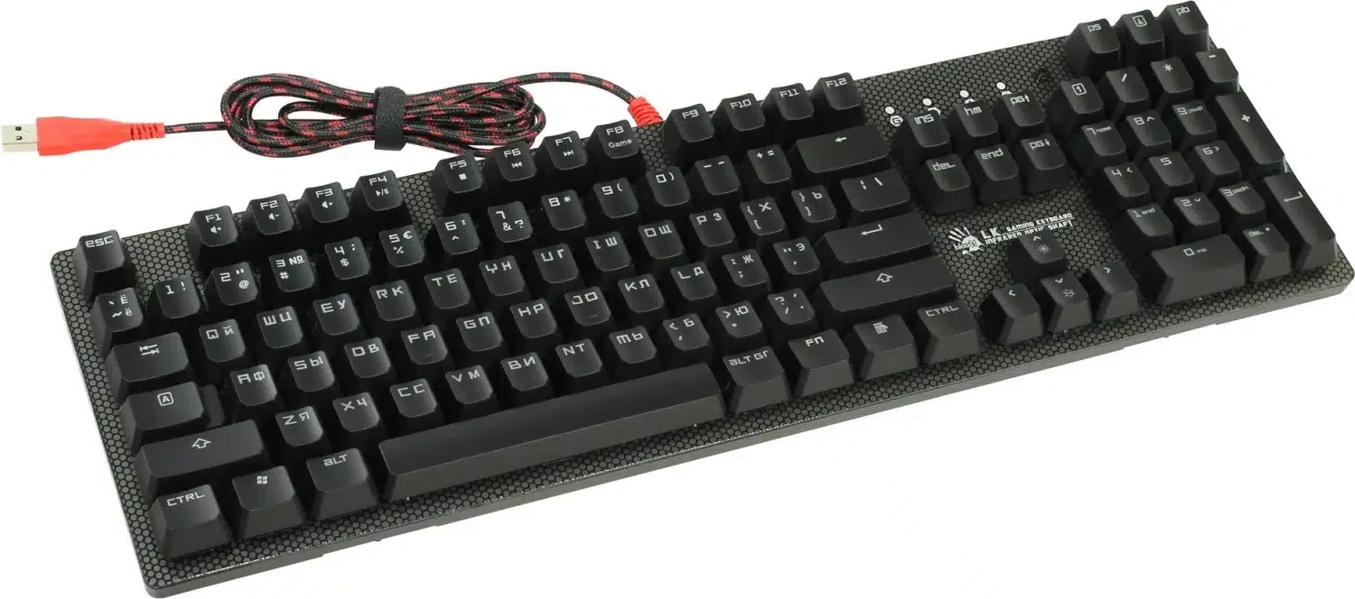 Клавиатура A4Tech Bloody B800 NetBee OrangeLED, USB, мех клавиатура с переключателями
