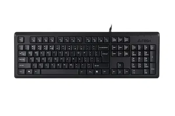 Клавиатура A4Tech KR-92, Black, USB, Comfort Key,1.5m, 456×150×28mm