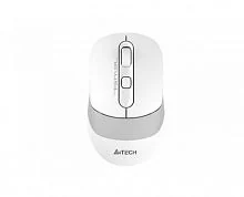 Беспроводная мышь A4tech Fstyler FB10CS Grayish White, BT+2,4G USB, 1200-1600-2000 DPI, заряд USB-C, Grayish White