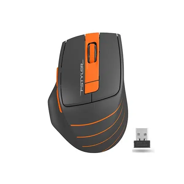 Беспроводная мышь A4Tech Fstyler FG30, Оптическая 2000dpi, 4 кнопки, USB, до 10 м, Оранжевый