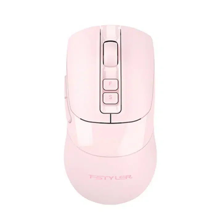 Беспроводная мышь A4tech Fstyler FG50S Plus Pink, 3200 dpi,7 кнопок, оптическая, бесшумное нажатие
