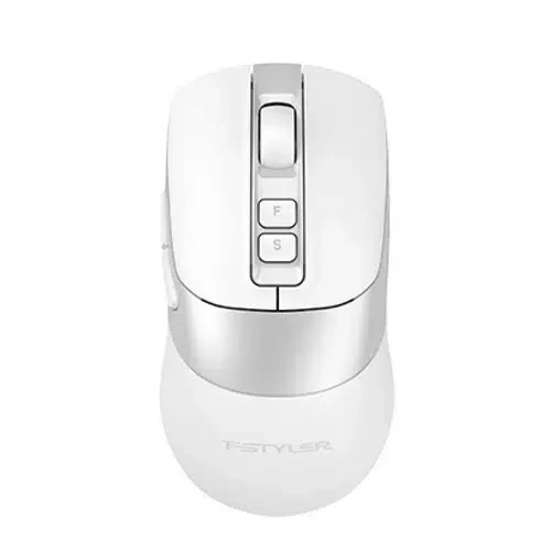 Беспроводная мышь A4tech Fstyler FG50S Plus White, 3200 dpi,7 кнопок, оптическая, бесшумное нажатие