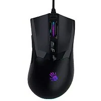 Мышь A4Tech Bloody W90 MAX игровая, оптическая, светодиодная, 10000dpi, Stone Black RGB Metal Feet Active USB Black, 10 кнопок, 1,8м