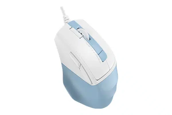 Мышь A4tech Fstyler FM45S Air Icy Blue, 2400dpi, 7btn, USB, 1.5m