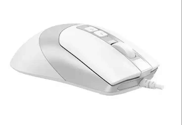 Мышь A4tech Fstyler FM50S Plus 4000 dpi, USB, 7 кнопок, оптическая, бесшумное нажатие кнопок, белая