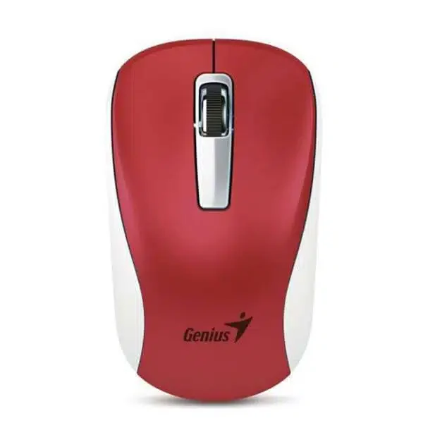 Мышь Wireless Genius NX-7010, Оптическая, 1200dpi, 3 кнопки, USB , Белый-Красный